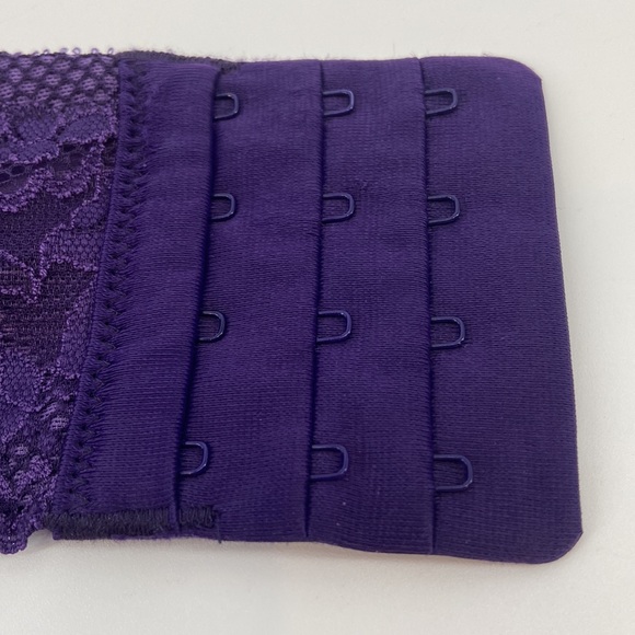 Torrid XO Plunge Push Up Purple Lace and Mesh Overlay Bra Size 46DDD *READ* - Picture 14 of 14